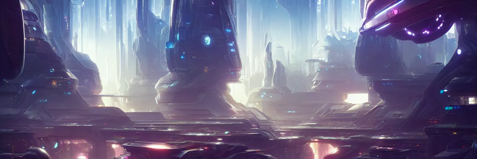 Image similar to out of focus scene of a futuristic space solarpunk cityscape, bokeh, hyper photorealistic, crispy quality, digital photography, art by pascal blanche, art by artgerm, art by greg rutkowski,