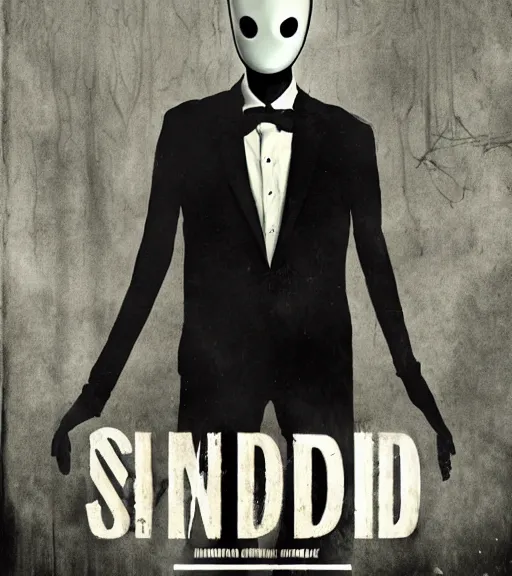 Image similar to a movie about slenderman, movie poster, horror movie, scary, hd