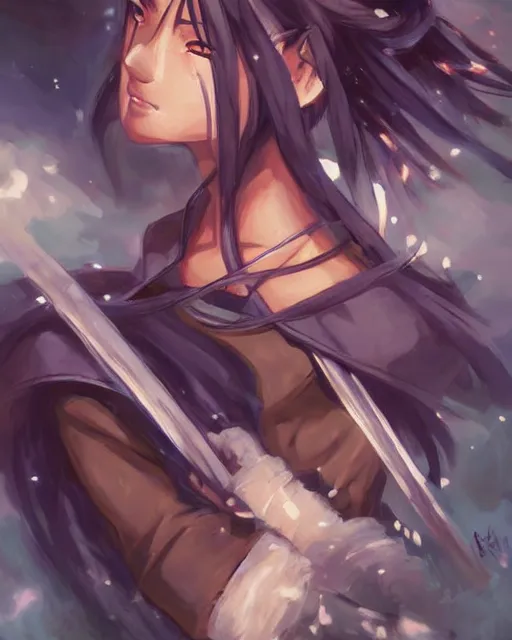 Prompt: A very beautiful painting of akatsuki from Log horizon by rossdraws, wlop, artgerm and Gil Elvgren