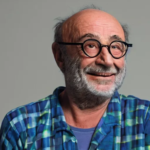 Image similar to lucio dalla as a simpson character