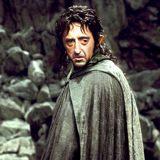 Prompt: film still of Al Pacino in Lord of the Rings