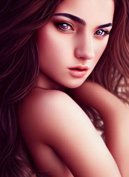 Image similar to a gorgeous greek female photo, professionally retouched, soft lighting, realistic, smooth face, full body shot, torso, dress, perfect eyes, sharp focus on eyes, 8 k, high definition, insanely detailed, intricate, elegant, art by artgerm and jason chan