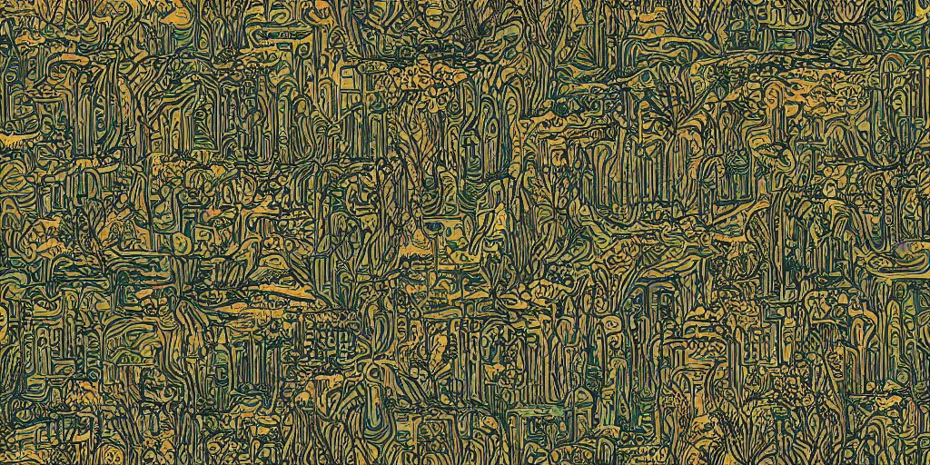 Image similar to a seamless pattern of aqueducts