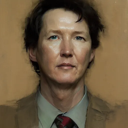 Image similar to andrew mccarthy by ruan jia, portrait