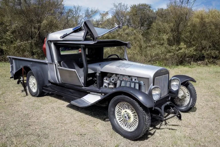 Image similar to pickup truck 1 9 2 2 delorean