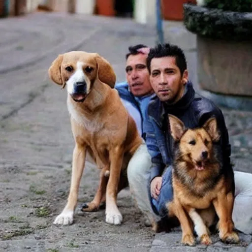 Image similar to los hombres son perros