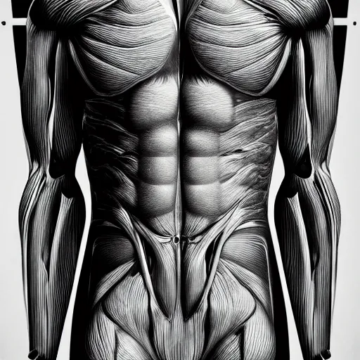 Image similar to fractal human body, fine details, microorganisms, fine details, muscles, veins, artery, 90's aesthetic, noise film, photo