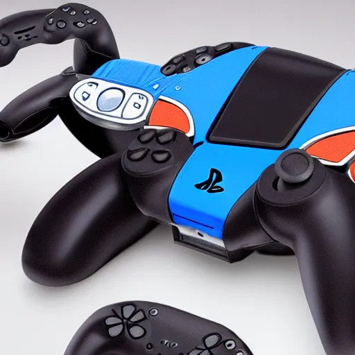 Image similar to the ps5 has a mech