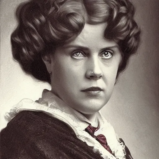 Image similar to dolores umbridge at a tardis, highly detailed, artstation, concept art, smooth, sharp focus, illustration, perfect face, art by jean - joseph benjamin - constant, karl blossfeldt, willem claesz. heda, nikolay makovsky, jacek malczewski