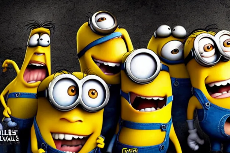 Image similar to Nicolas cage minions high resolution still film