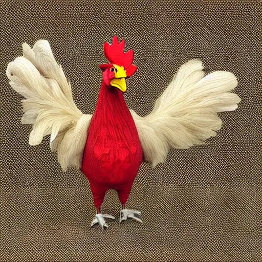 Prompt: a super realistic super complected mechanical chicken