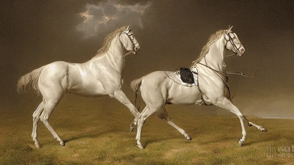 Image similar to many years gone, but wires are buzzed about the same things, digital art, illustration, highly detailed, art by george stubbs