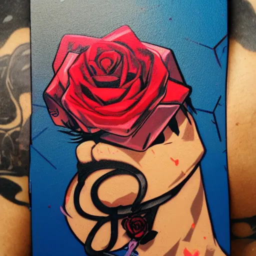 Prompt: Claw of Street Fighter 4 profile picture by Sachin Teng, asymmetrical, Organic Painting , Claw, Mask, Violent, Dark, Roses Background, Snake Tattoo, Powerful, geometric shapes, hard edges, energetic, graffiti, street art:2 by Sachin Teng:4