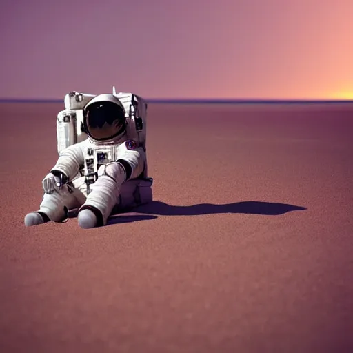 Prompt: an astronaut relaxing on the beach, dramatic lighting, cinematic, extremly high detail, photorealistic, cinematic lighting, nasa footage