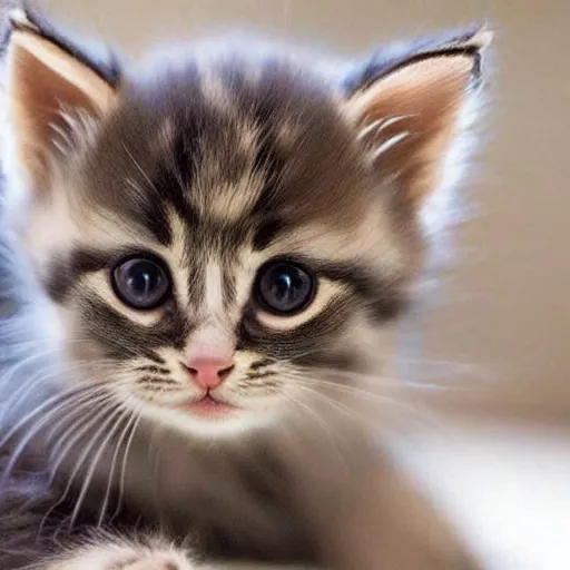 Prompt: a photo of a cute kitten