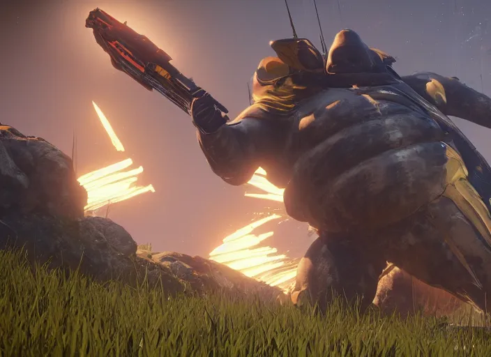 Image similar to big chungus in Destiny 2, highly detailed 4k in-game screenshot leak datamine from reddit