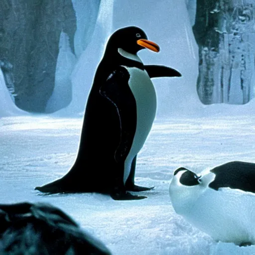 Prompt: The penguin, Batman Returns movie