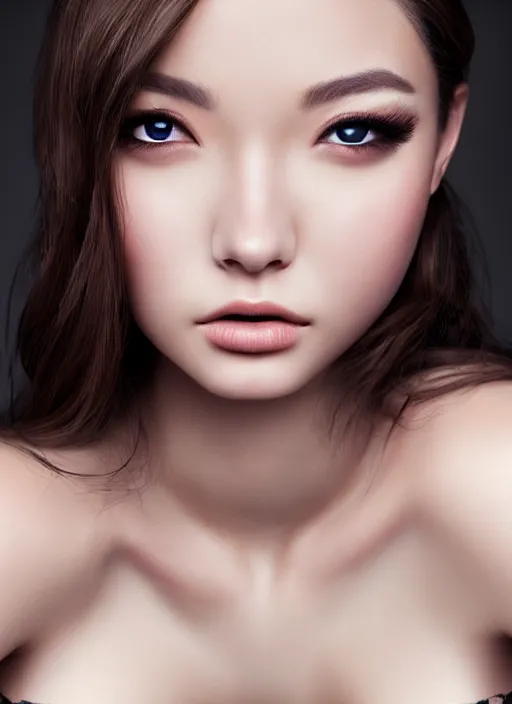 Image similar to a gorgeous female photo, professionally retouched, soft lighting, realistic, smooth face, full body shot, torso, dress, perfect eyes, wide angle, sharp focus on eyes, 8 k, high definition, insanely detailed, intricate, elegant, artgerm and jason chan and mark litvokin