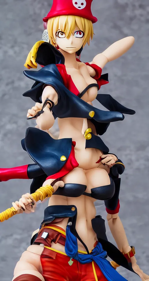 Image similar to anime, one piece nico, cosplay, action figure, detailed product photo