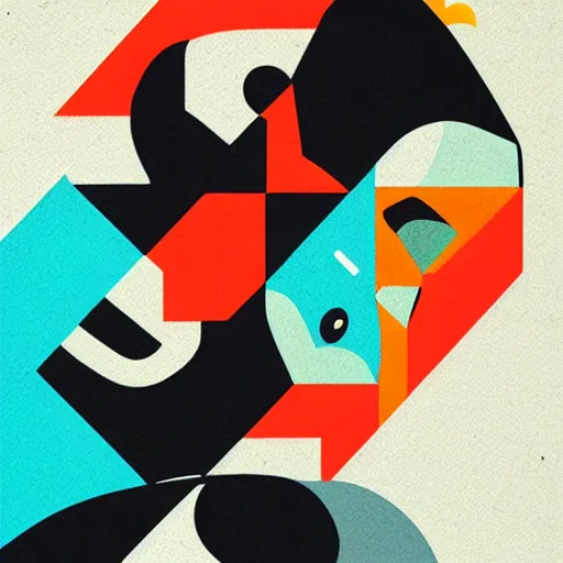 Image similar to Killer Whale profile picture by Sachin Teng, symetrical, logo, geometric shapes background, graffiti, street art:2 by Sachin Teng:4