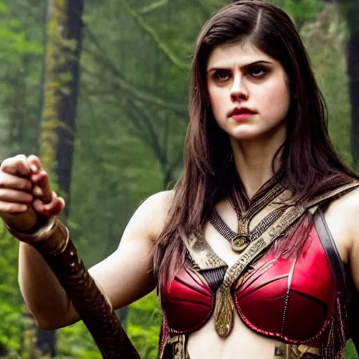 Image similar to alexandra daddario as an amazon warrior