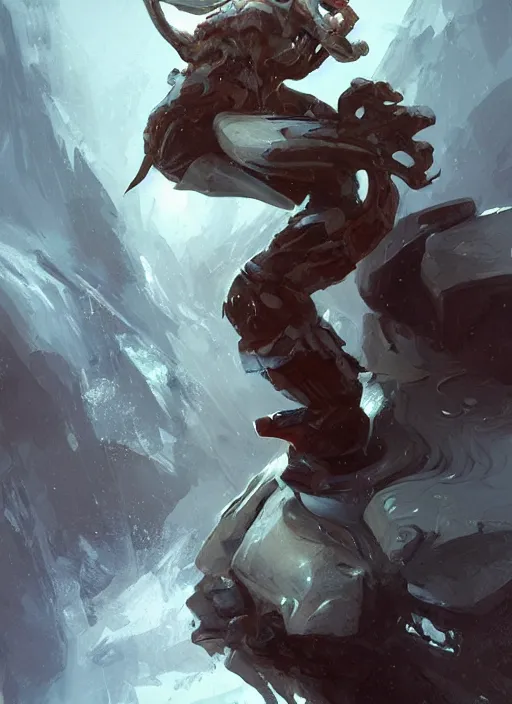 Image similar to damian david sitting on a small icicle, elegant, digital painting, concept art, smooth, sharp focus, illustration, from starcraft by ruan jia and mandy jurgens and artgerm and william - adolphe bouguerea