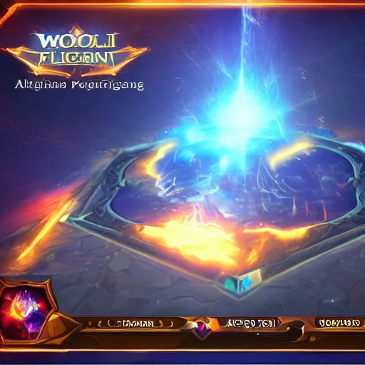 Prompt: wow alliance sign called firemaw with paladin shining lens flare