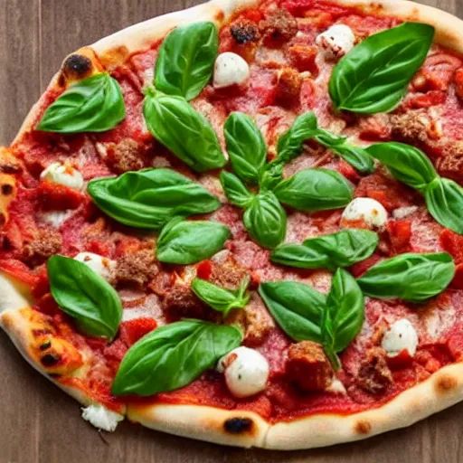 Image similar to pizza made from watermelon