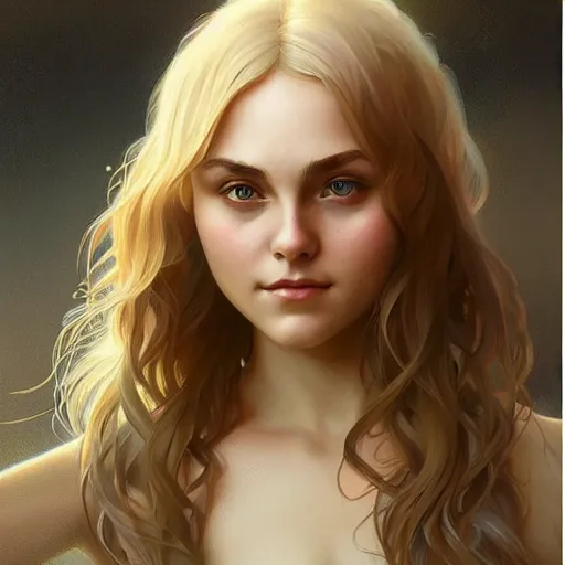 Prompt: beautiful natural annasophia robb, intricate, elegant, highly detailed, digital painting, artstation, concept art, smooth, sharp focus, illustration, art by artgerm and greg rutkowski and alphonse mucha and loish and WLOP