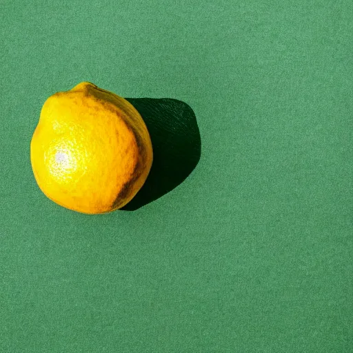 Prompt: a photography of a pink lemon on a green background - professional photography