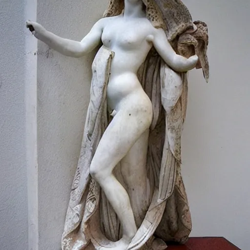 Image similar to “ antique rome statue of a sensual goddess of the life ”