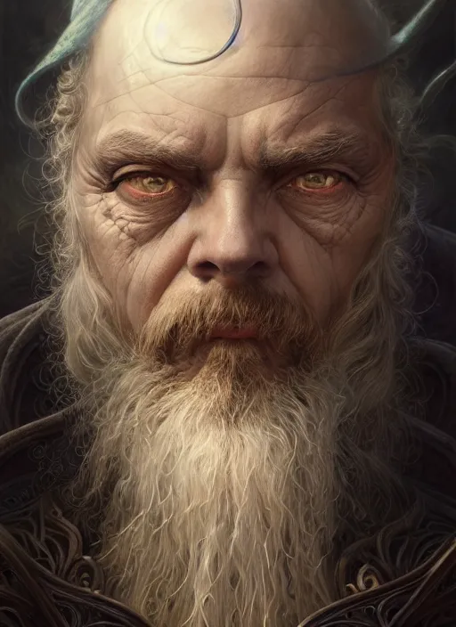 Prompt: closeup portrait shot of a victorian wizard in a scenic mystery environment, intricate, elegant, highly detailed, centered, digital painting, artstation, concept art, smooth, sharp focus, illustration, artgerm, tomasz alen kopera, peter mohrbacher, donato giancola, joseph christian leyendecker, wlop, boris vallejo