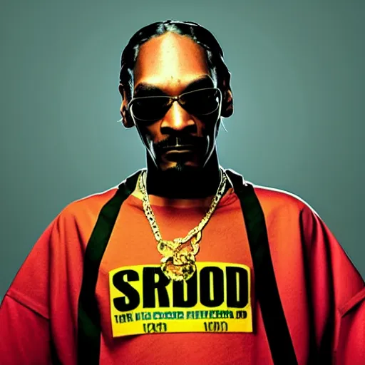 Image similar to snoop Dogg as a gta san andreas character, HDR, natural light, shoulder level shot, dynamic pose, award winning photograph,