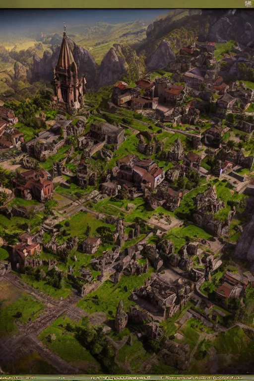 Prompt: Ouro Preto minas gerais artwork by dota2 Rendering with several goblins . full of details, by lol and warcraft, Matte painting, trending on artstation and unreal engine