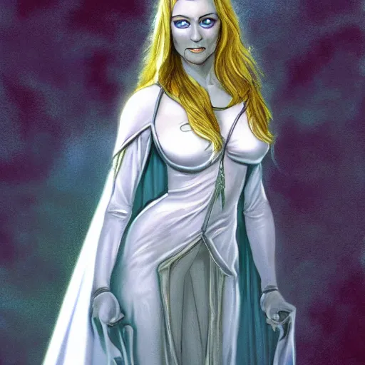 Image similar to galadriel as a succubus