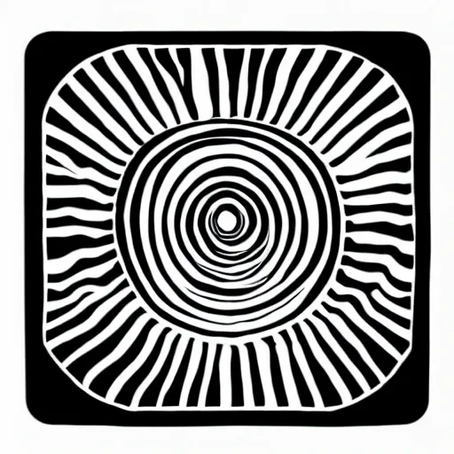 Image similar to negative space illusion, figure - ground illusion, optical illusion