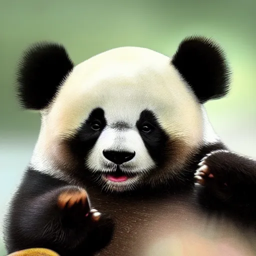 Prompt: cute panda baby cute panda baby cute panda baby highly detailed, professional lenses awards winning trending on Artstation national geographic best photo of the year