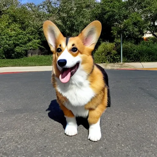 Image similar to a corgi in austin, texas