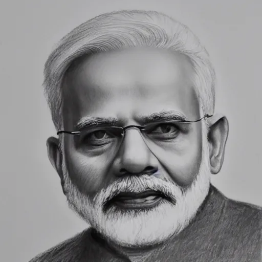 detailed pencil sketch narendra modi  Stable Diffusion  OpenArt