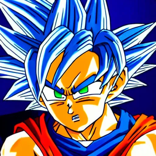 Image similar to super saiyan blue goku on an orange beanie, simple, photorealistic, photograph