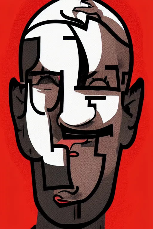 Image similar to random censored face guy, with style and elegant. pop art, aesthetic art, 8 k, asymmetrical, high details, digital painting, concept art, smooth, beautiful, amazing details, full body perfect, sharp focus, illustration, intricate, art by arstation and mimmo rottela, pixels art by paul robertson