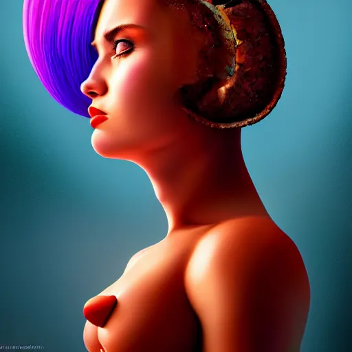 Image similar to portrait of a bundt cake woman, digital art, cinematic, ultradetail, 8k, painting, imaginefx, trending on artstation