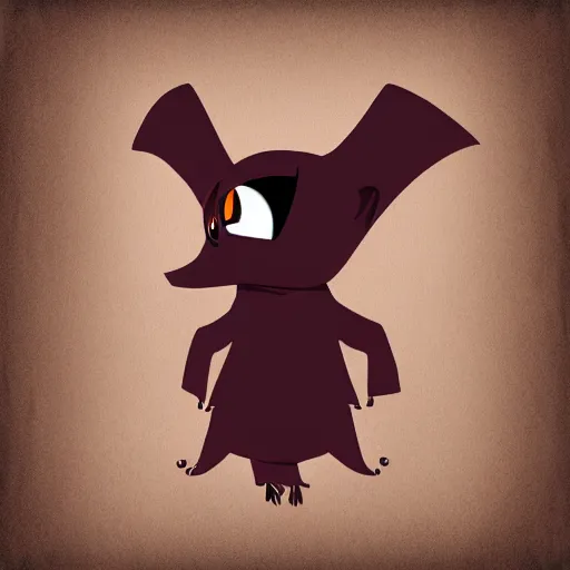 Image similar to digital art of a cute fruit bat holding twin daggers by Pixar