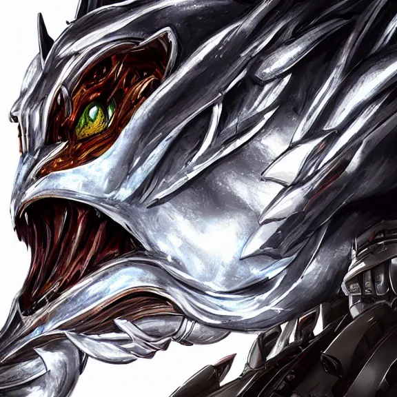 Image similar to detailed close maw shot of a gigantic goddess elegant beautiful stunning anthropomorphic hot robot mecha female dragon, eating tiny humans, with sleek silver metal armor and cat ears, OLED visor over eyes, the humans disappearing into the maw, prey, micro art, vore, digital art, mawshot, dragon vore, dragon maw, furry art, high quality, 8k 3D realistic, macro art, micro art, Furaffinity, Deviantart, Eka's Portal, G6