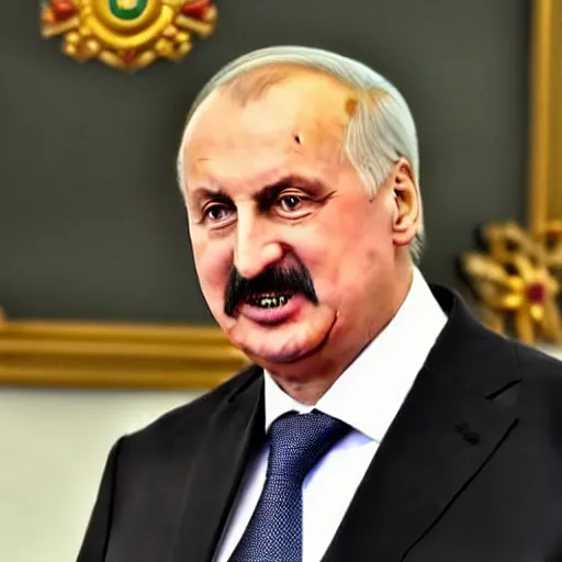 Image similar to president of belorussia, alexander lukashenko with golden long wand in his hands in anime style, sailor moon, anime, perfect faces, fine details