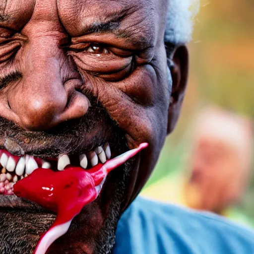 Image similar to UHD candid photo of Bleeding Gums Murphy, UHD, photorealistic, correct face, photo by Annie Leibowitz