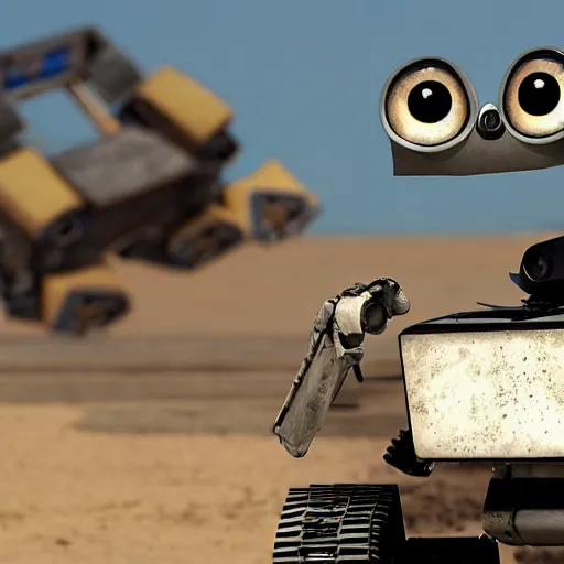 Prompt: wall - e robot