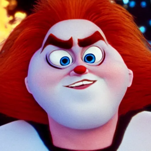 Image similar to syndrome from the incredibles in rudolph the red nosed reindeer