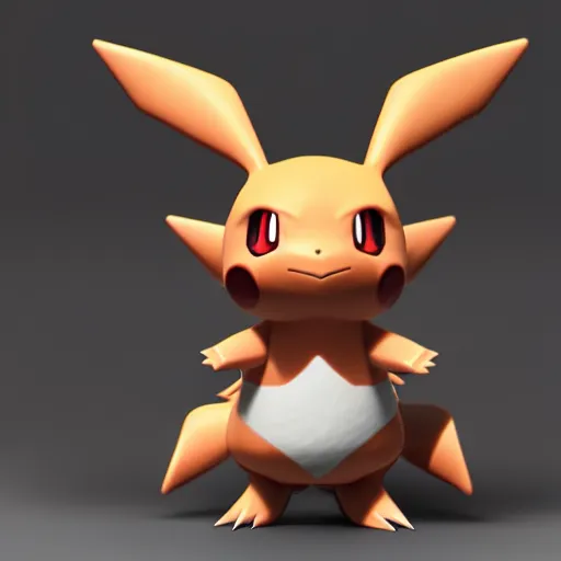 Prompt: a first gen pokemon:: by Satoshi Tajiri :: dynamic, particulate, intricate, elegant, highly detailed, centered, artstation, smooth, sharp focus, octane render, 3d
