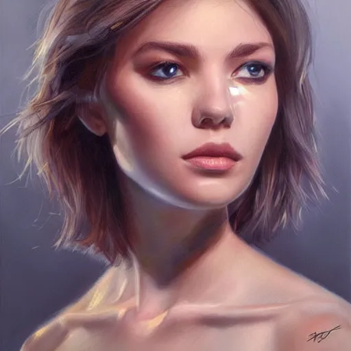 Image similar to portrait by Stanley Artgerm